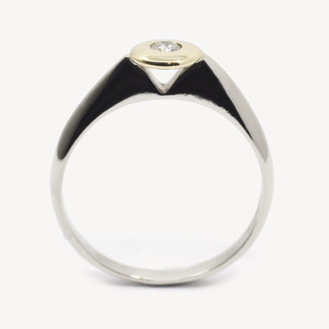 gold diamond ring